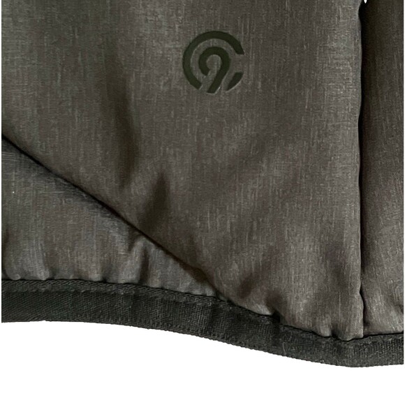 Champion C9 Puffer Vest Gray Sleeveless Full Zip Poly M Women Ski Snowboard Y2K - Picture 12 of 13